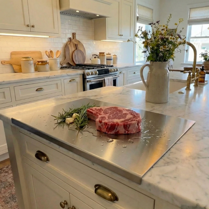 Salt & Sage™ Stainless Steel Prep Board