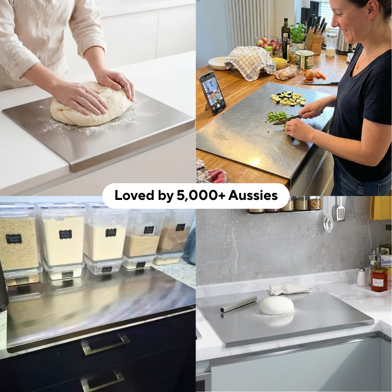 Salt & Sage™ Stainless Steel Prep Board