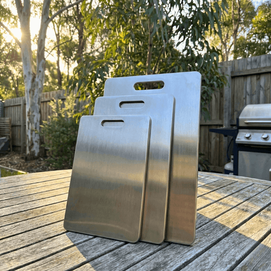 Salt & Sage™ Premium Stainless Steel Cutting Board