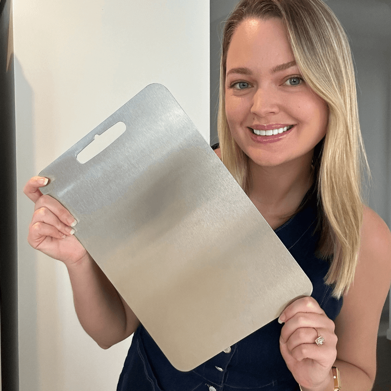 Salt&Sage™ | SteelChef Premium Stainless Steel Prep Board