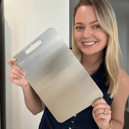 Salt&Sage™ | SteelChef Premium Stainless Steel Prep Board