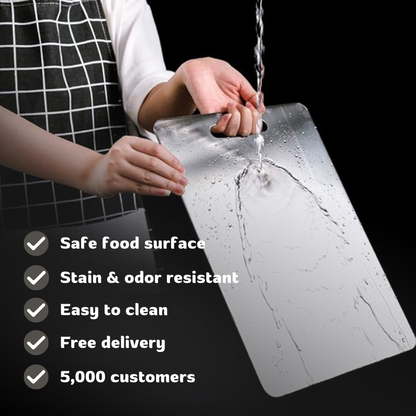 Salt&Sage™ | SteelChef Premium Stainless Steel Prep Board