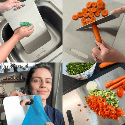 Salt&Sage™ | SteelChef Premium Stainless Steel Prep Board