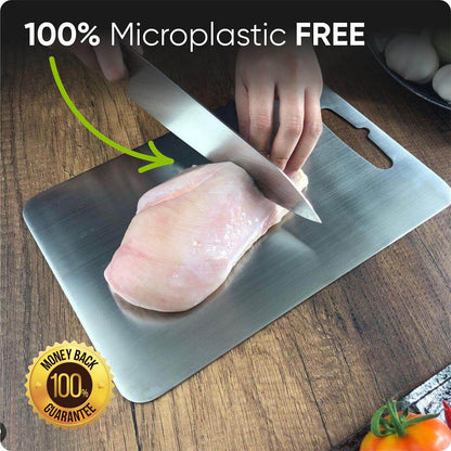 Salt&Sage™ | SteelChef Premium Stainless Steel Prep Board